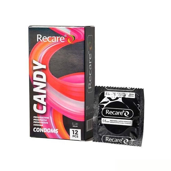 Презервативы Holographic Recare Delay Candy Condoms 12 шт, пролонгирующий эффект, конфетный аромат SX3336 фото