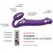Безремінний страпон з вібрацією Strap-On-Me Vibrating Violet L, діам. 4,2 см, пульт ДК, регульований SO3826 фото 3