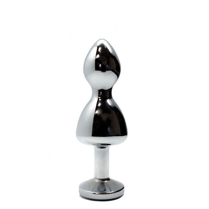 Металлическая анальная пробка Wooomy Lollypop Double Ball Metal Plug Red S диам. 2,8 см, длина 8,5см SO7416 фото