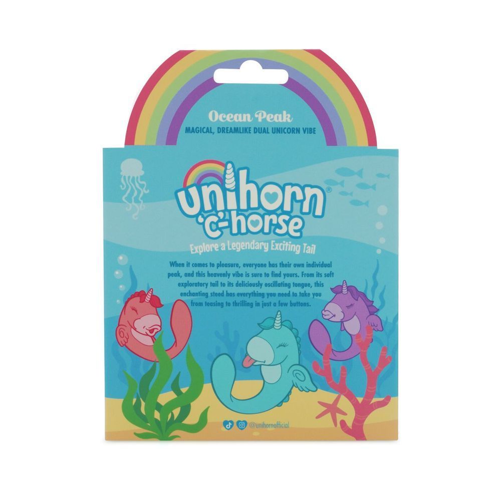 Вибратор-единорожка Unihorn &ndash; C Horse &ndash; Ocean Peak, вагинально-клиторальная стимуляция, 2 мотора по 10 режимов SX2864 фото