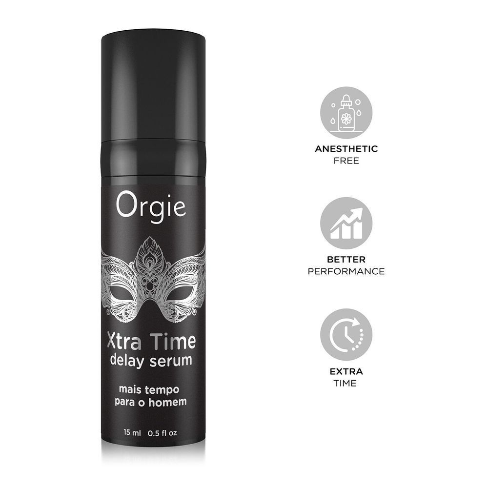 Сироватка-пролонгатор Orgie Xtra Time Delay Serum, 15 мл, без анестетиків, на силіконовій основі SX1566 фото