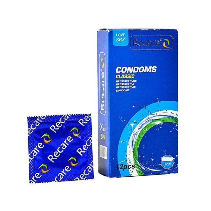 Презервативы Recare Classic Condoms 12 шт, классические SX3327 фото