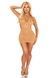 Платье Leg Avenue Lurex Rhinestone Keyhole Halter Dress One Size Gold SX2767 фото 4