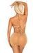 Платье Leg Avenue Lurex Rhinestone Keyhole Halter Dress One Size Gold SX2767 фото 3