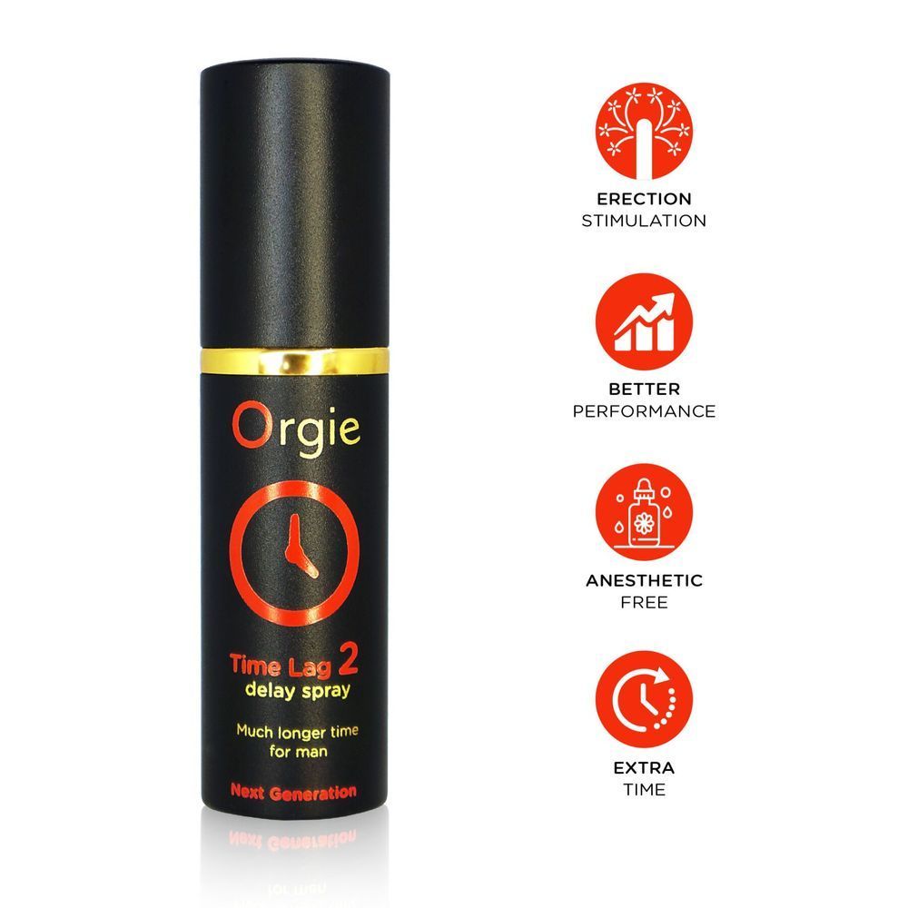 Спрей-пролонгатор Orgie Time Lag 2 Delay Spray, 10 мл, без анестетиков, с экстрактом дамианы SX1568 фото