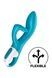 Вибратор кролик с тройным отростком Satisfyer Embrace me Turquoise, 2 мотора, диаметр 3,6 см SO6284 фото 3