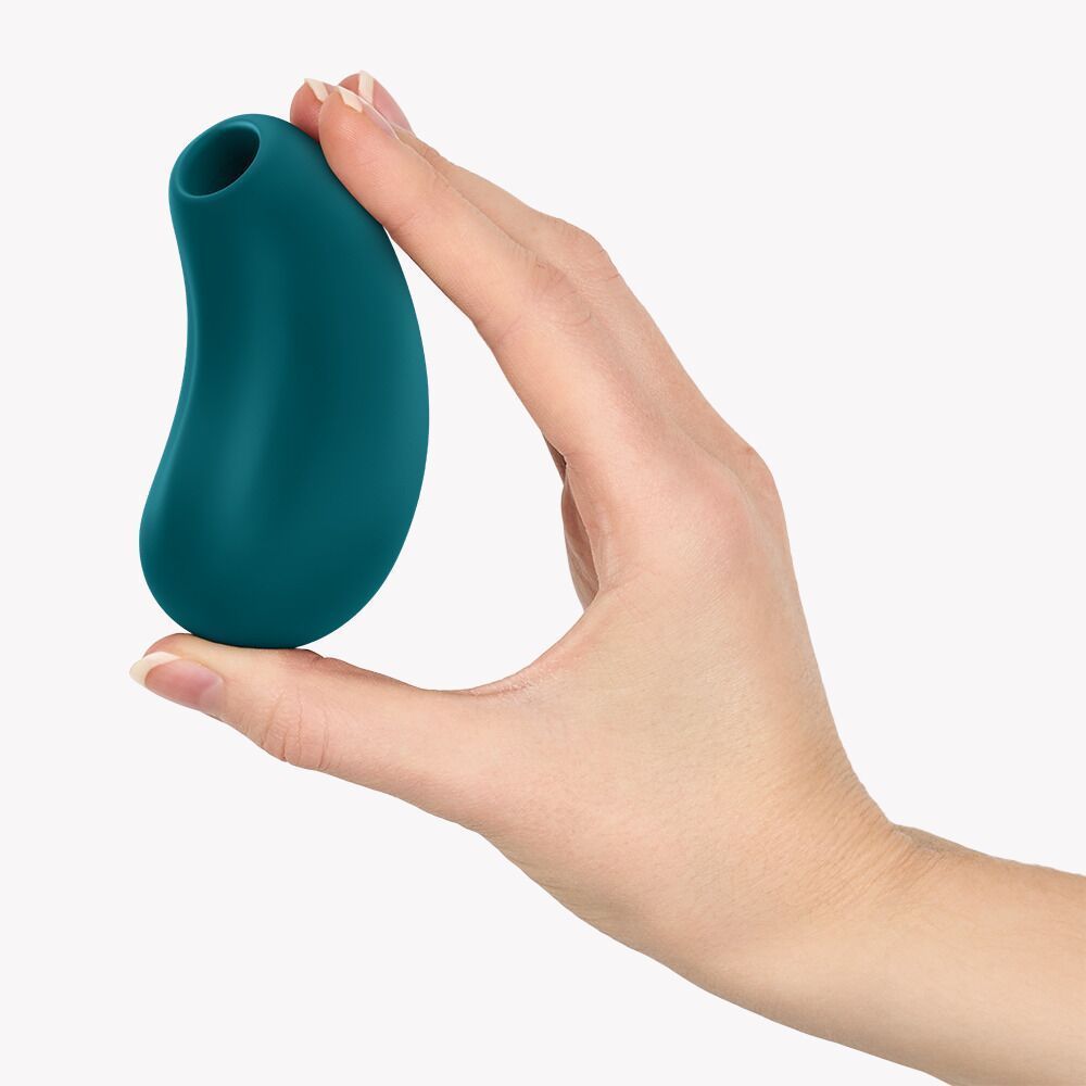 Вакуумный стимулятор с вибрацией Fun Factory Cherie Bottle Green, 11 + 12 режимов работы, перезаряжаемый SX3304 фото