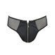 Чоловічі сліпи на блискавці Passion 042 SLIP TIMMY XXL/XXXL Black, екошкіра, сітка SO7599 фото 5
