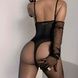 Боді з фіксацією ділдо Strap-On-Me Harness Body Signature - S - Black SX3506 фото 6