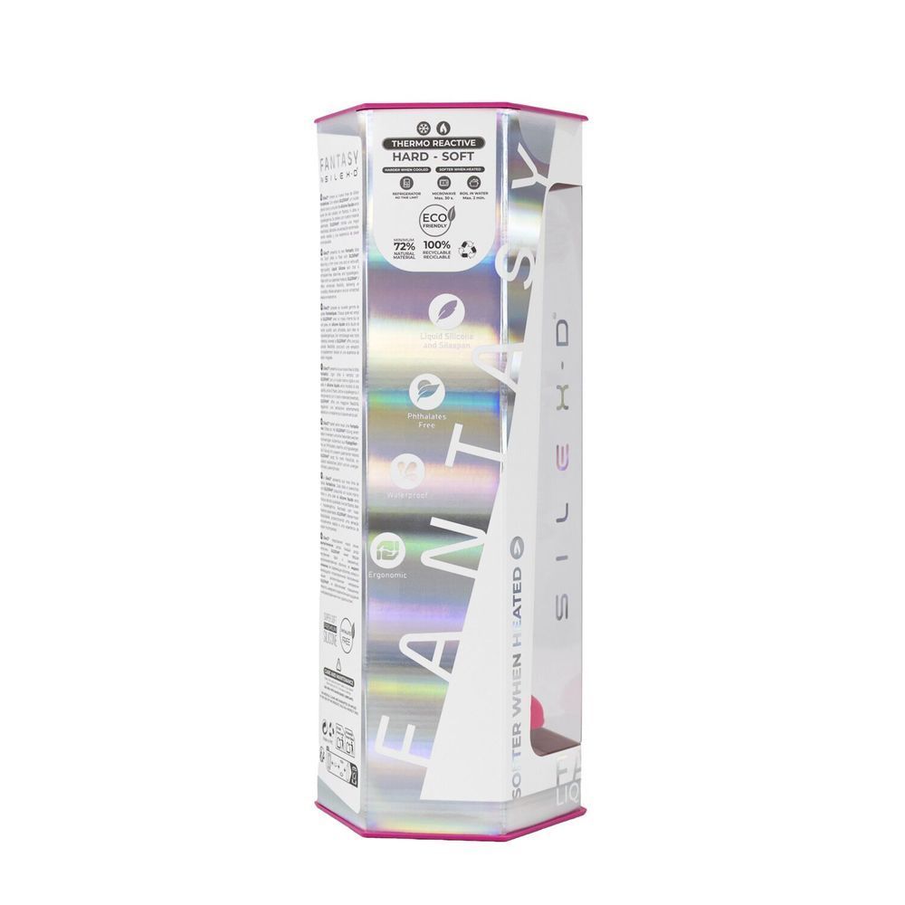 Фалоімітатор SilexD Fantasy Liquid Silicone Dreamy 7in Pink SX3432 фото