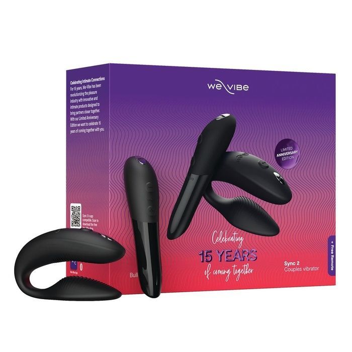 Подарунковий набір We-Vibe 15 Year Anniversary Collection, смарт-вібратор для пар + віброкуля SX0526 фото