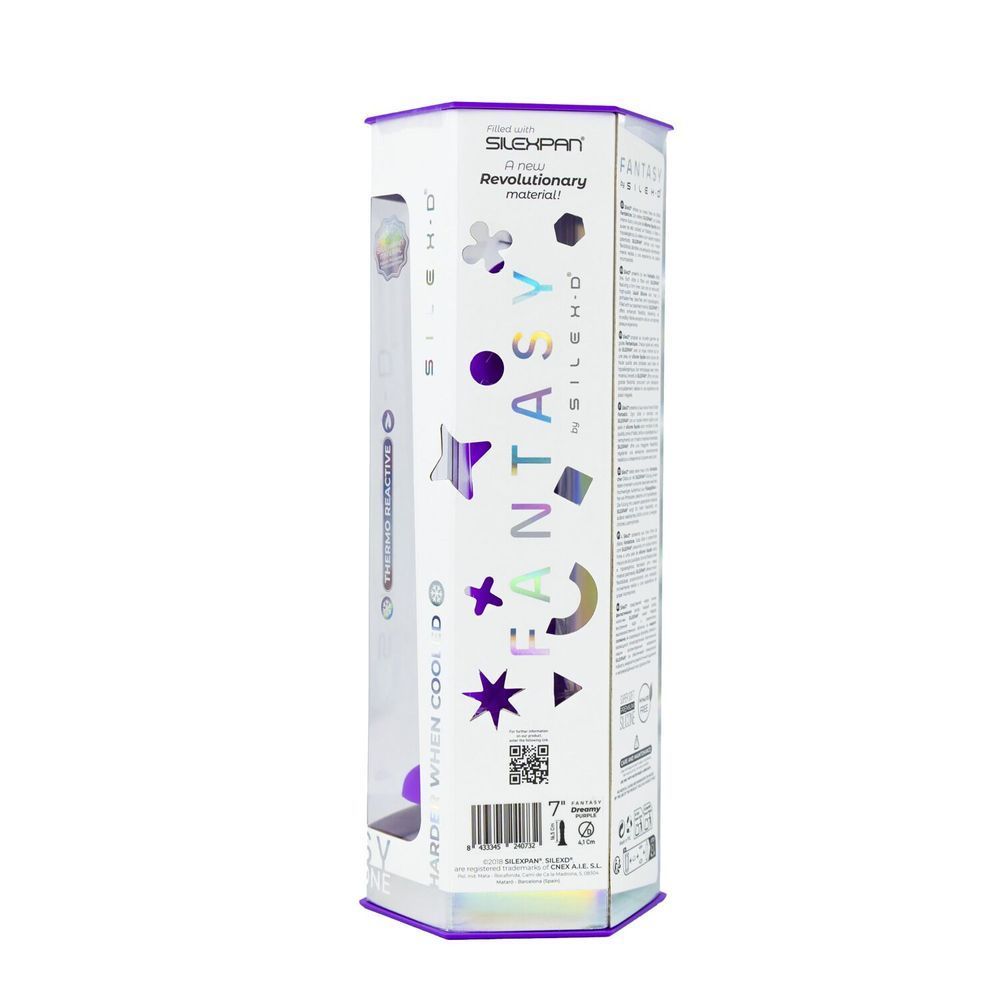 Фаллоимитатор SilexD Fantasy Liquid Silicone Dreamy 7in Purple SX3433 фото