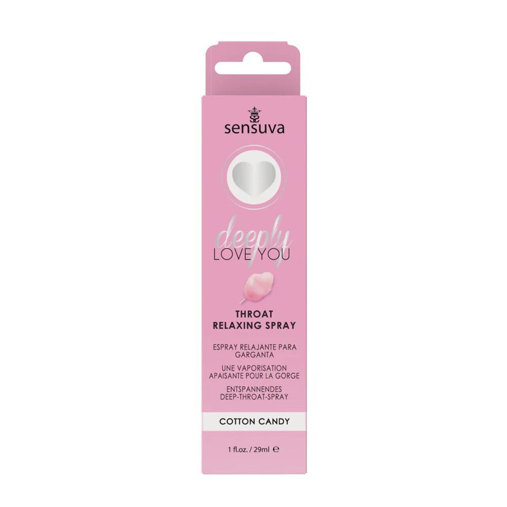 Спрей для минета Sensuva Deeply Love You Cotton Candy (29 мл), для глубокого минета SO9818 фото