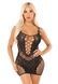 Сукня Leg Avenue Lace and Net Mini Dress with Dual Strap One Size, Black SX1733 фото 1