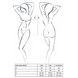 Боди Passion MELANIA BODY L/XL, black EL16301 фото 5