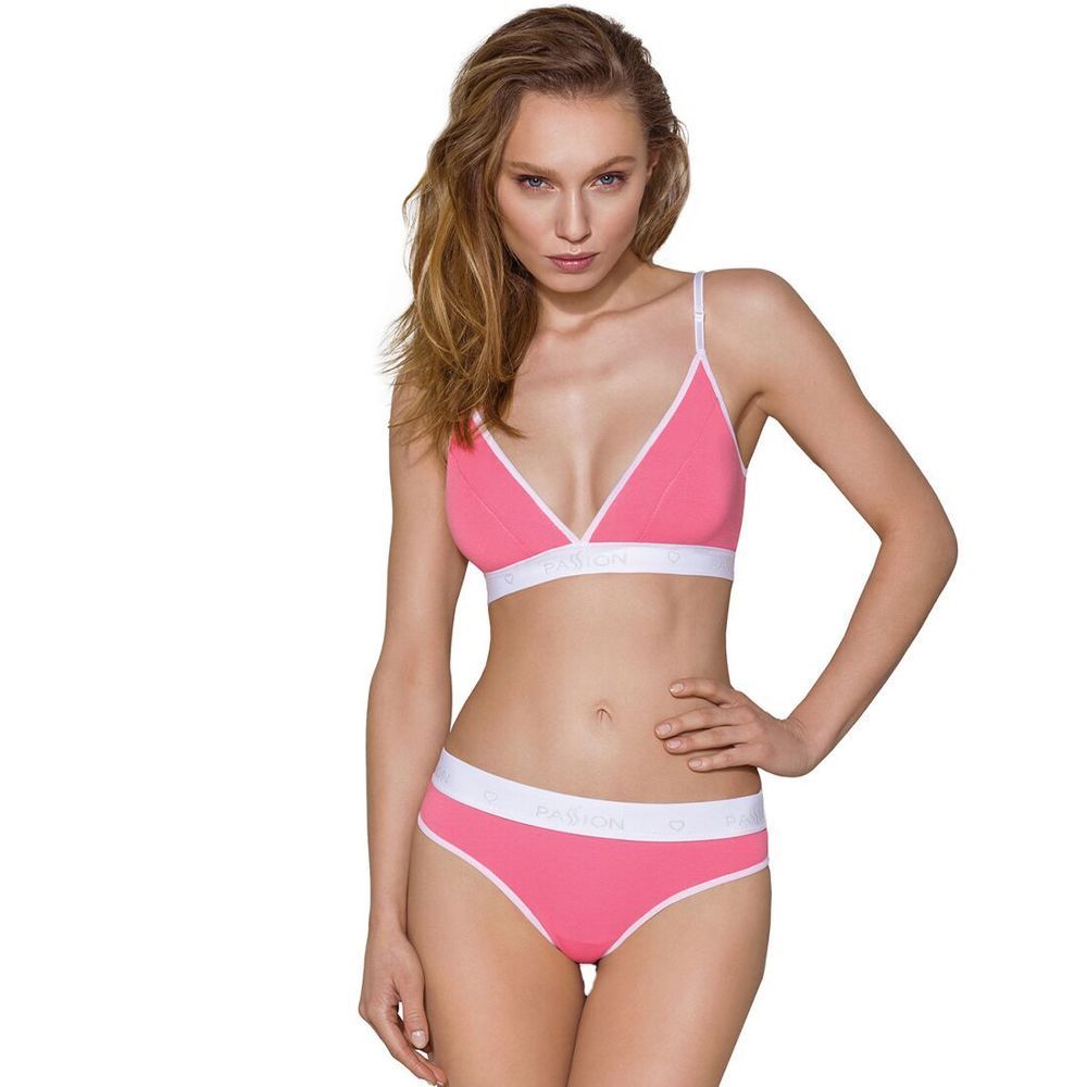 Спортивні трусики-стрінги Passion PS007 PANTIES XL, pink SO4258 фото