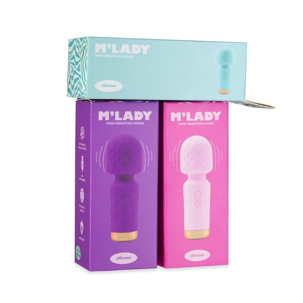 Вибромассажер M&rsquo;Lady Mini Vibrating Wand Pink SX3145 фото
