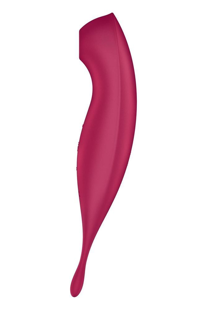 Смарт-вибратор для клитора с вакуумной стимуляцией Satisfyer Twirling Pro+ dark red SO6715 фото
