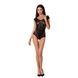 Бодістокінг Passion BS064 One Size, Black, боді, закрите плече, відкритий доступ PBS064B фото 3